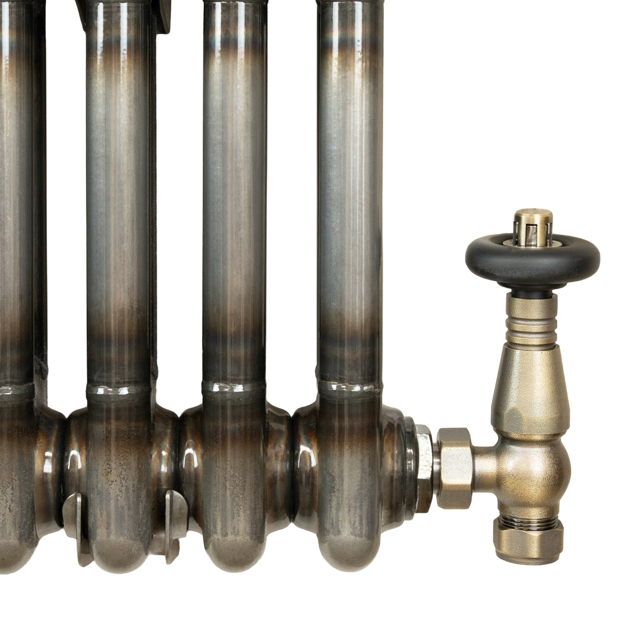 Radiador Tradicional de 2 Colunas com Válvulas - 1500 x 470mm - Metal Cru
