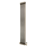 Radiador Tradicional de 2 Colunas com Válvulas - 1800 x 290mm - Metal Cru