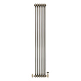Radiador Tradicional de 2 Colunas com Válvulas - 1800 x 290mm - Metal Cru