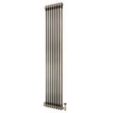 Radiador Tradicional de 2 Colunas com Válvulas - 1800 x 380mm - Metal Cru