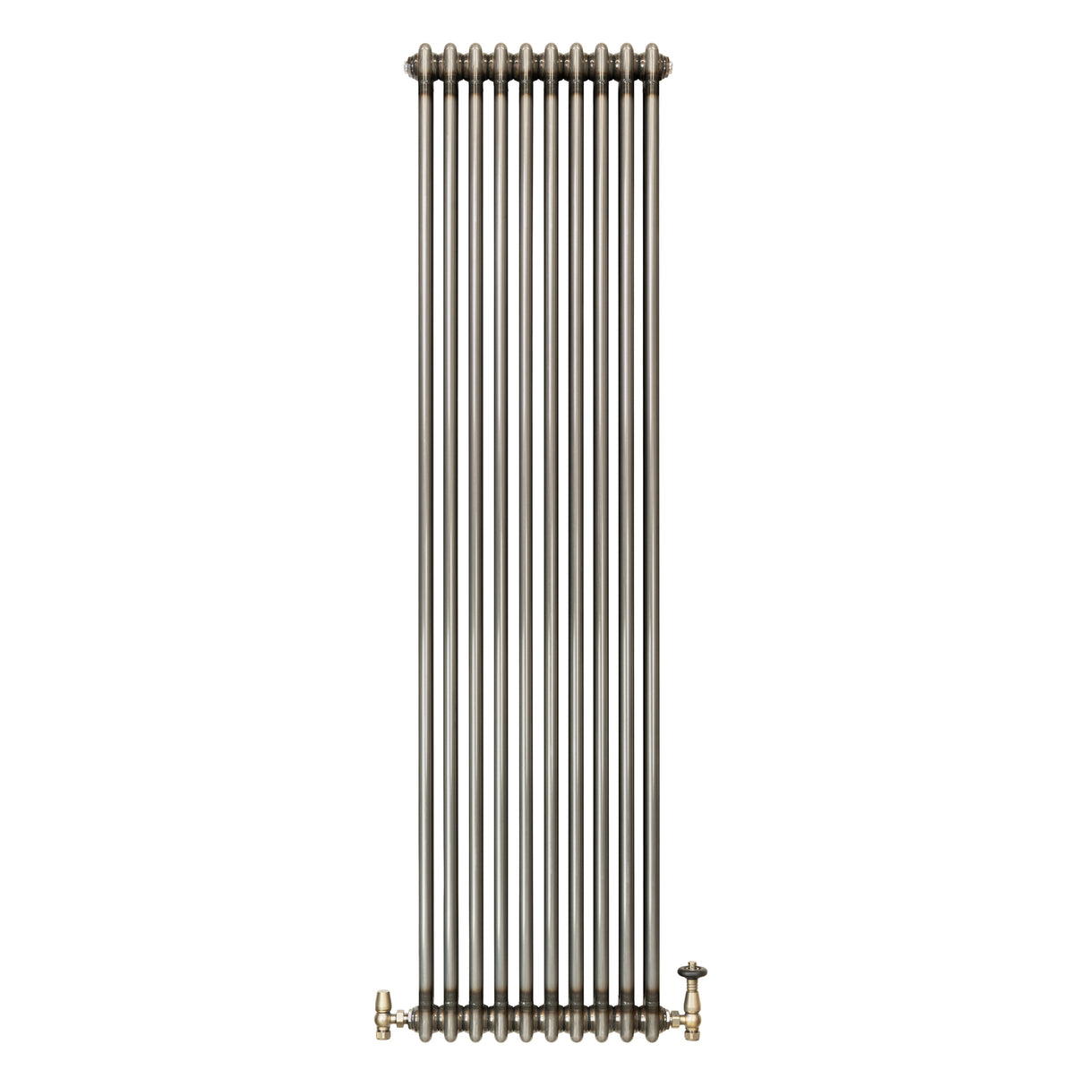 Radiador Tradicional de 2 Colunas com Válvulas - 1800 x 470mm - Metal Cru