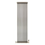 Radiador Tradicional de 2 Colunas com Válvulas - 1800 x 470mm - Metal Cru