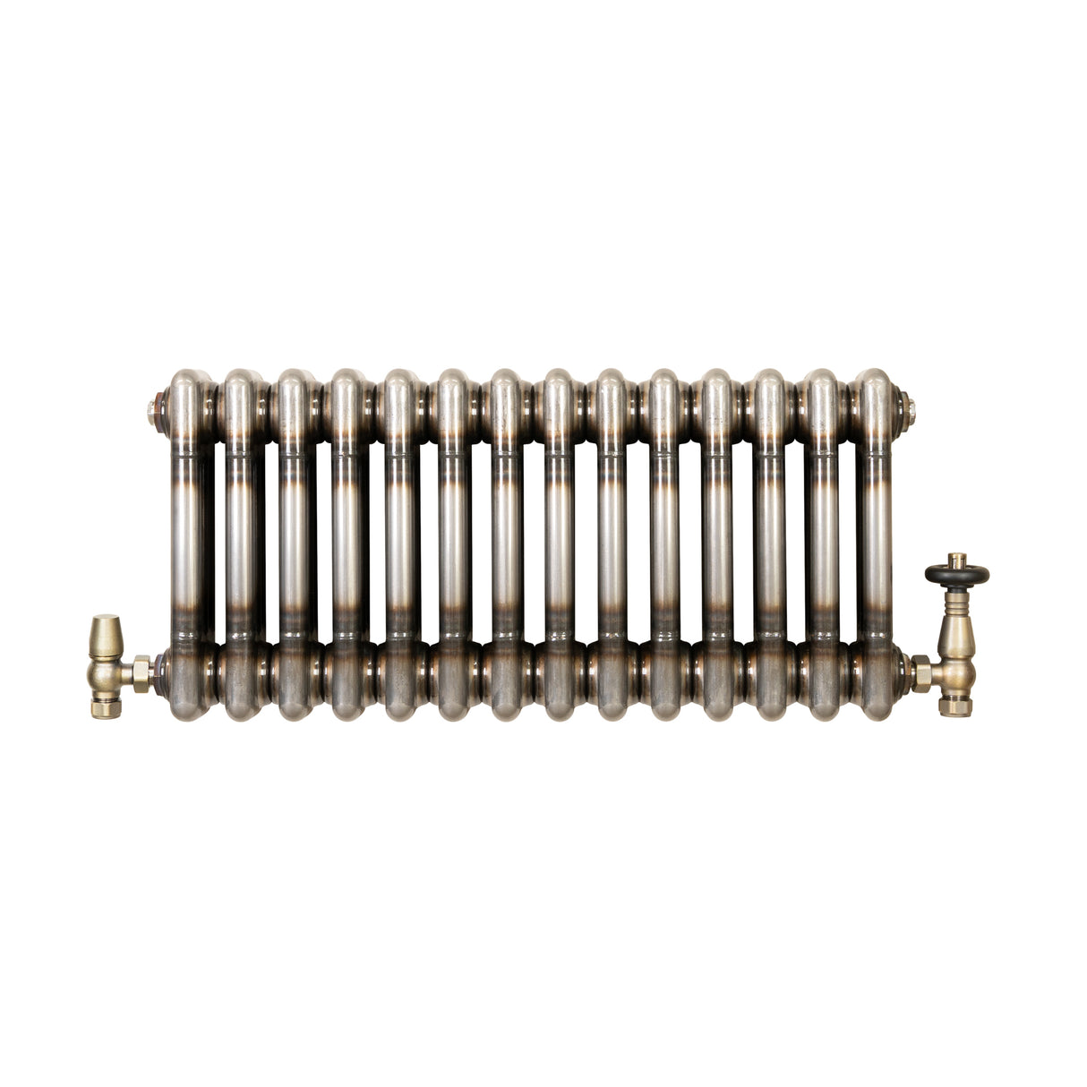 Radiador Tradicional de 3 Colunas com Válvulas - 300 x 650mm - Metal Cru