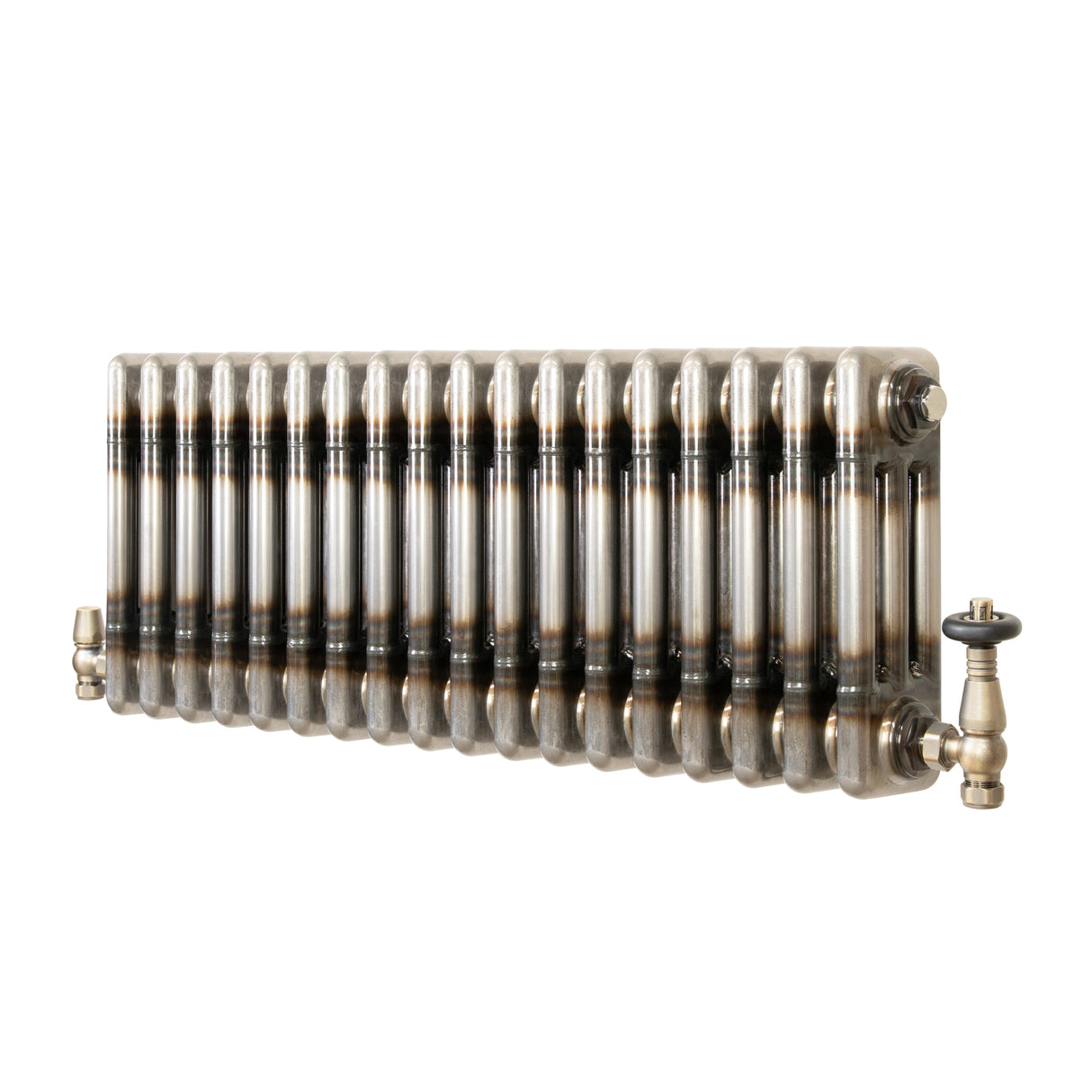 Radiador Tradicional de 3 Colunas com Válvulas - 300 x 830mm - Metal Cru