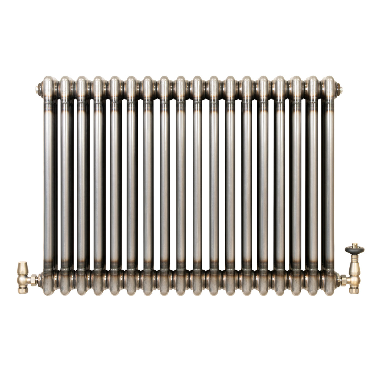 Radiador Tradicional de 3 Colunas com Válvulas - 600 x 830mm - Metal Cru