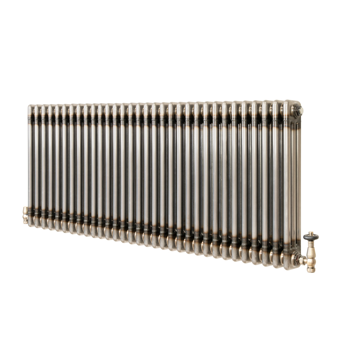 Radiador Tradicional de 3 Colunas com Válvulas - 600 x 1460mm - Metal Cru