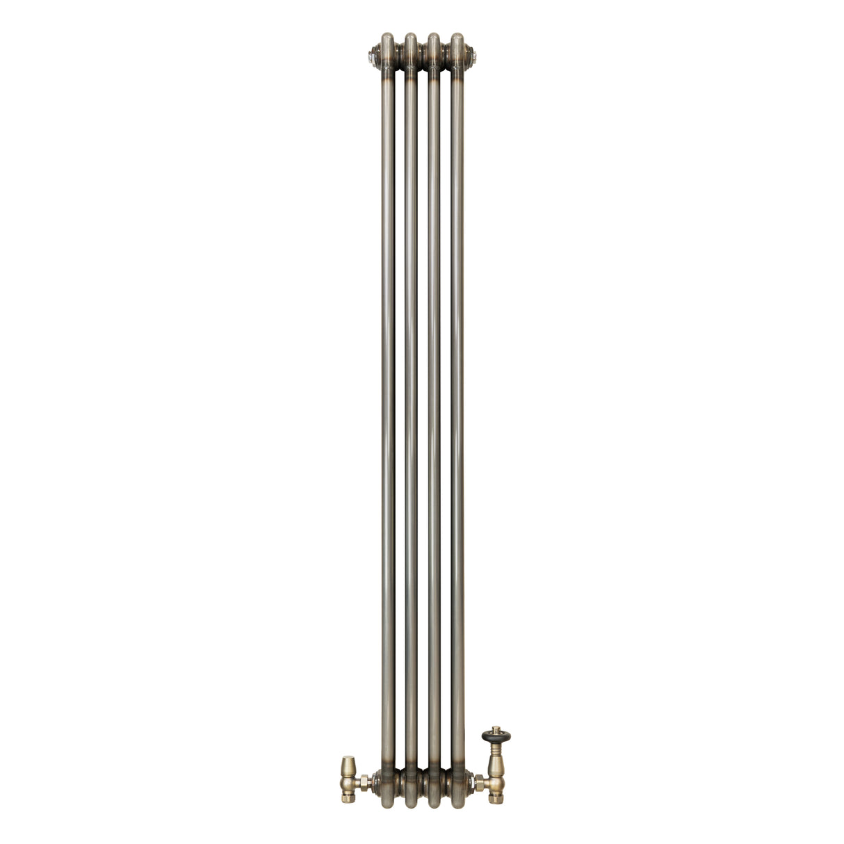 Radiador Tradicional de 3 Colunas com Válvulas - 1500 x 200mm - Metal Cru