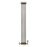 Radiador Tradicional de 3 Colunas com Válvulas - 1500 x 200mm - Metal Cru