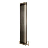 Radiador Tradicional de 3 Colunas com Válvulas - 1500 x 290mm - Metal Cru