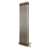 Radiador Tradicional de 3 Colunas com Válvulas - 1500 x 470mm - Metal Cru