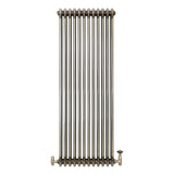 Radiador Tradicional de 3 Colunas com Válvulas - 1500 x 560mm - Metal Cru