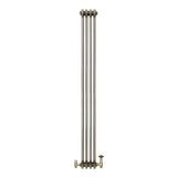 Radiador Tradicional de 3 Colunas com Válvulas - 1800 x 200mm - Metal Cru