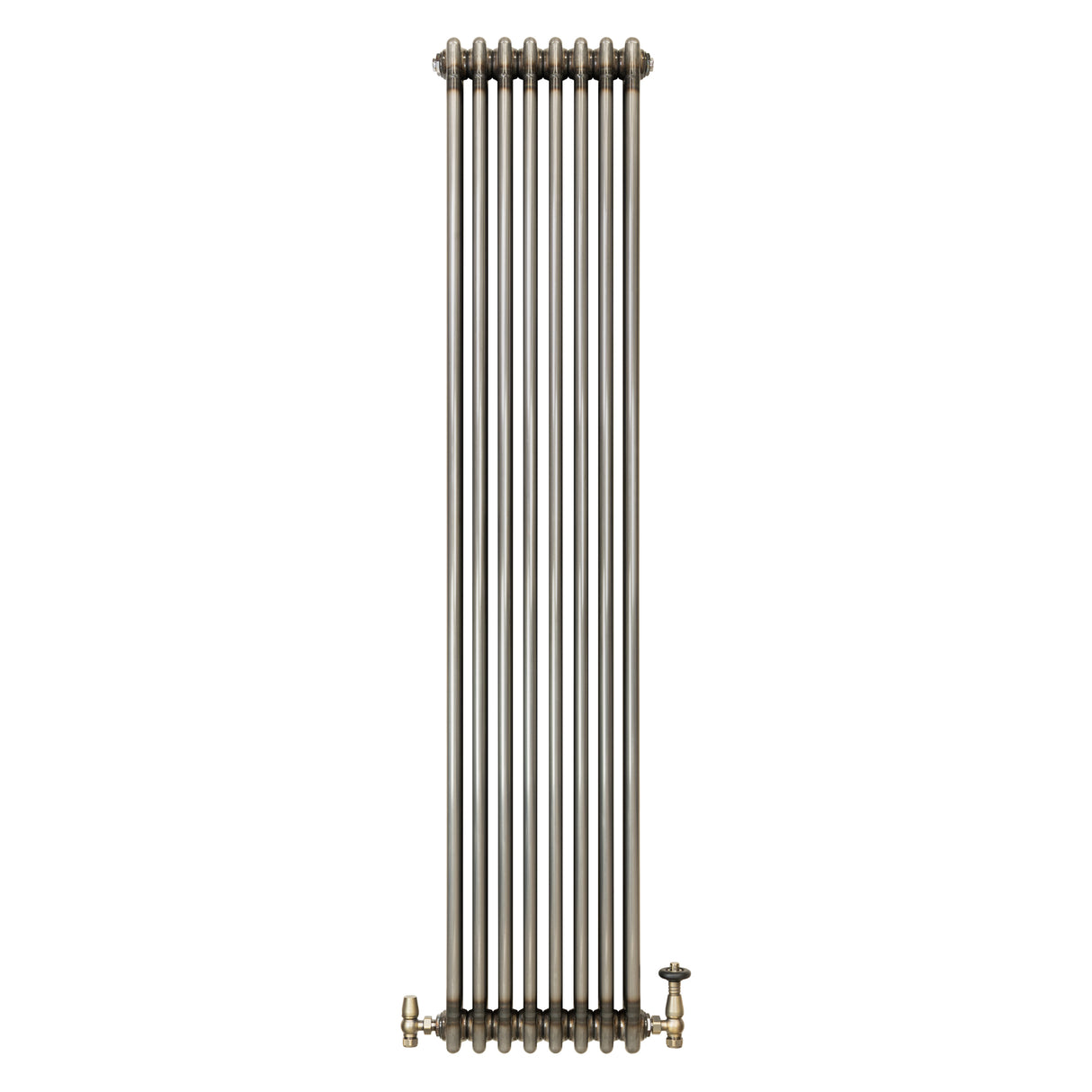 Radiador Tradicional de 3 Colunas com Válvulas - 1800 x 380mm - Metal Cru