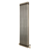 Radiador Tradicional de 3 Colunas com Válvulas - 1800 x 470mm - Metal Cru