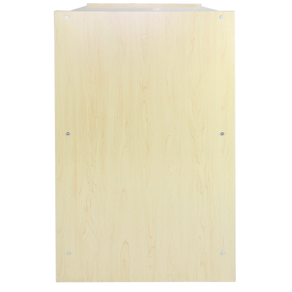 Expositor comercial A1200 em madeira cor de bordo