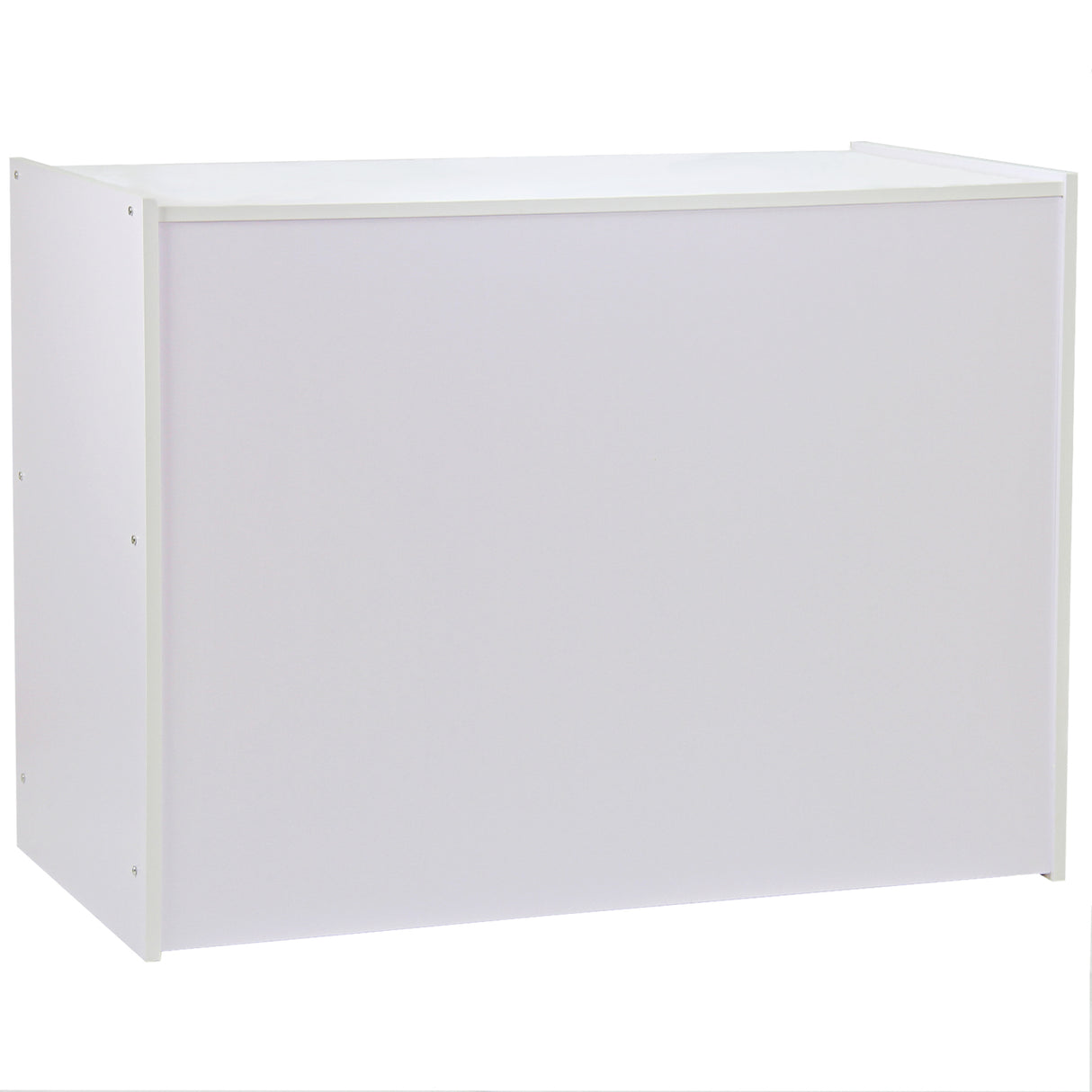 Móvel Draco A1200, C1200, CM60 em branco brilhante, com acabamento liso e estrutura retangular, ideal para organização e decoração