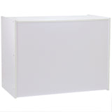 Móvel Draco A1200, C1200, CM60 em branco brilhante, com acabamento liso e estrutura retangular, ideal para organização e decoração
