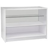 Display Comercial C1200 em Branco Brilhante