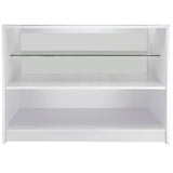 Display Comercial C1200 em Branco Brilhante