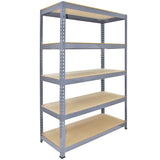 3 prateleiras metá licas de zinco Q-Rax 90 x 50 x 180 cm