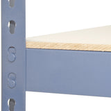3 prateleiras metá licas de zinco Q-Rax 90 x 50 x 180 cm