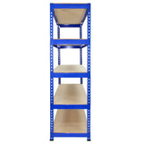 3 x Q-Rax Racking Azul 90 x 50 x 180 cm + 2 x Racking Azul 120 x 50 x 180 cm