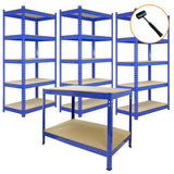 3 almofadas Q-Rax 90cm e 2 almofadas 120cm Azul Metá lico