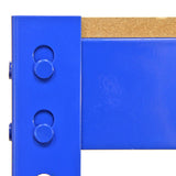 Conjunto completo de garagem - 5 prateleiras T-Rax 75cm, 2 prateleiras T-Rax 90cm e 1 bancada Q-Rax 120cm
