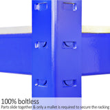 4 pulseiras de aço inoxidá vel azul com 90cm de comprimento