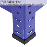4 pulseiras de aço inoxidá vel azul com 90cm de comprimento