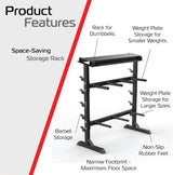 Suporte A-Frame Reforçado para Halteres