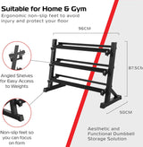 Suporte de Halteres 3 Níveis Largo Body Revolution