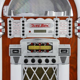 Vitrola Jukebox Retrô com Estojo para 40 CDs