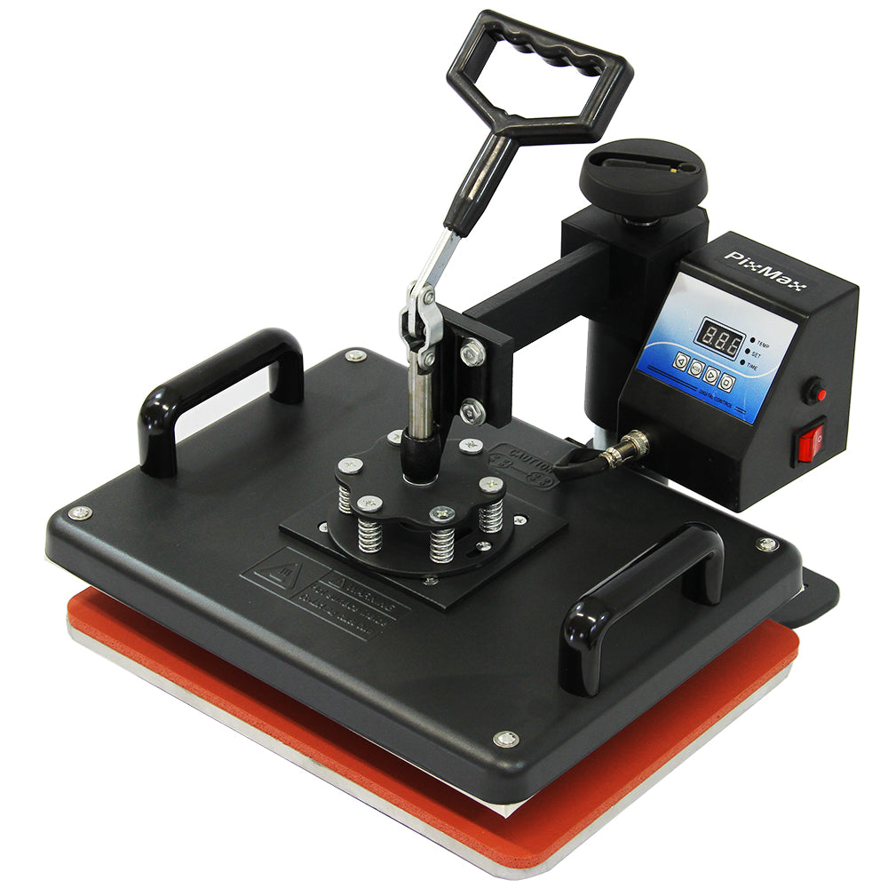 Plotter de recorte de vinil 5 em 1 com estrutura preta, manípulo ergonômico e painel digital, ideal para impressões econômicas