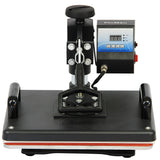 Plotter de recorte de vinil 5 em 1, com base preta, painel digital e sistema de alimentação contínua, ideal para impressões econômicas
