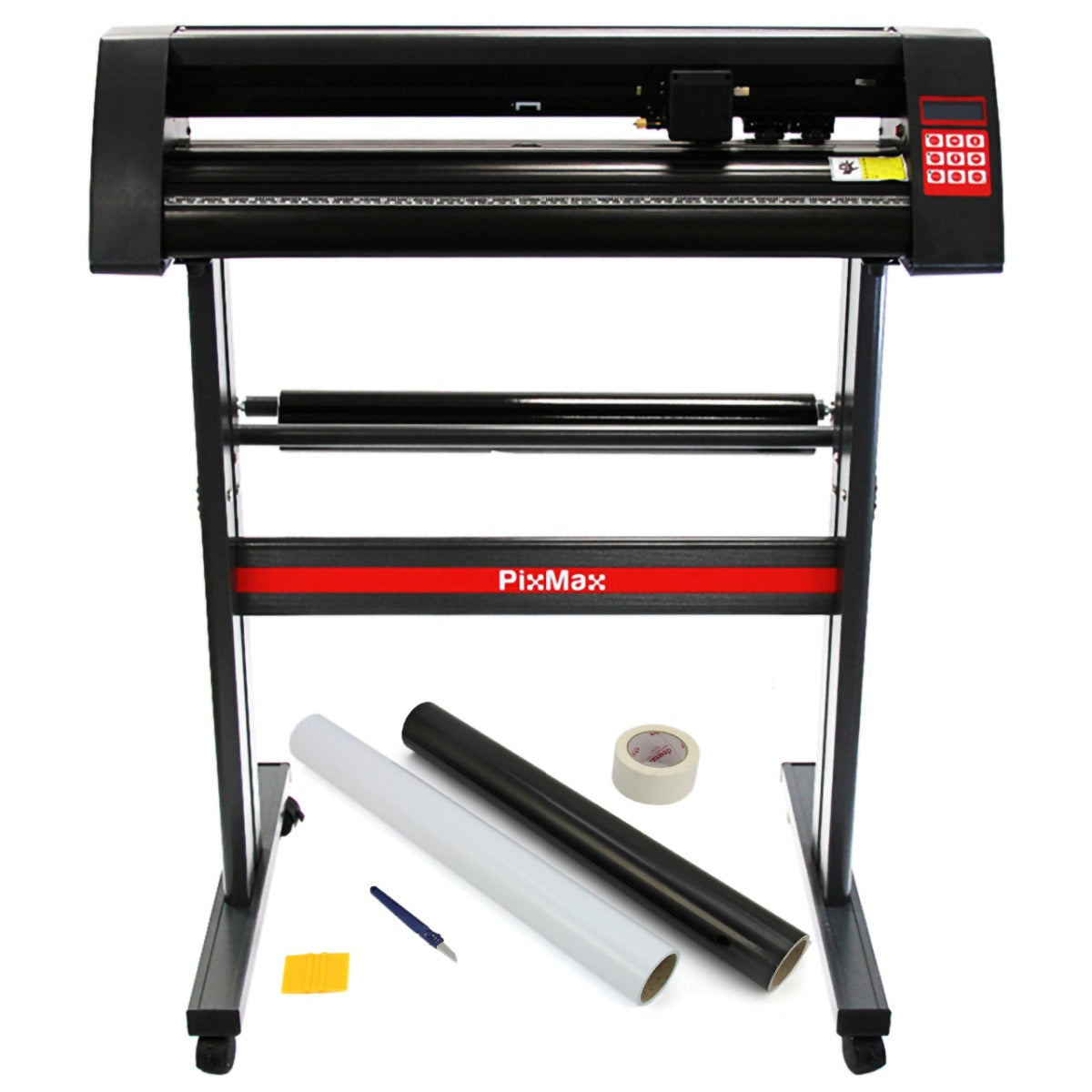 Cortador de vinil de 720 mm com kit de remoção de ervas daninhas