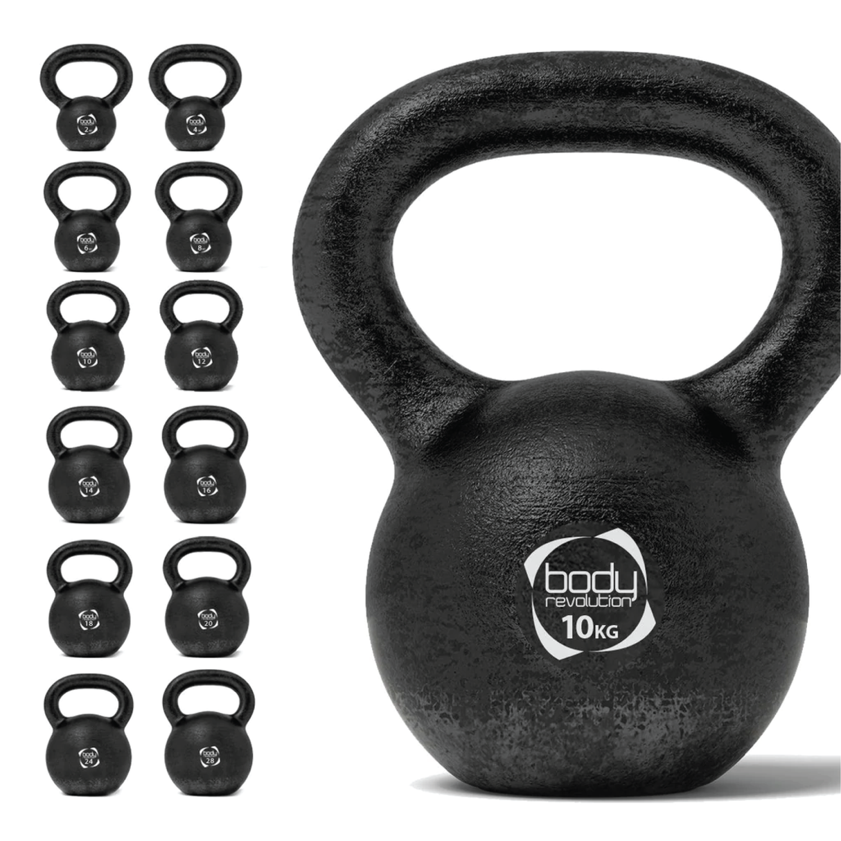 Kettlebell em ferro fundido 10 kg