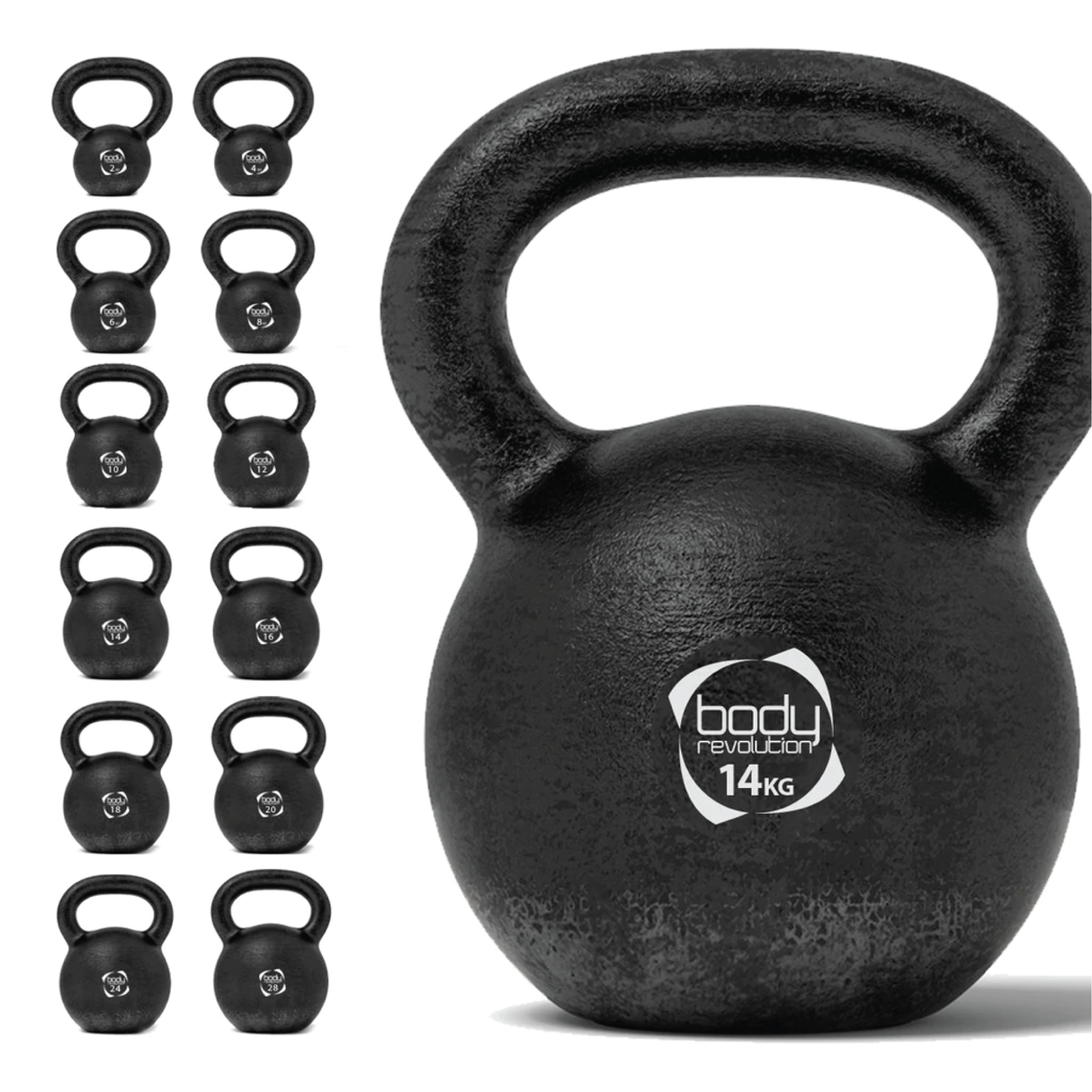 Kettlebell em ferro fundido 14 kg