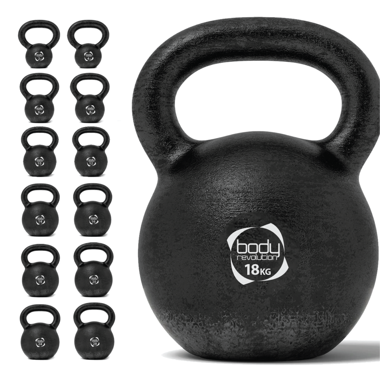 Kettlebell em ferro fundido 18 kg