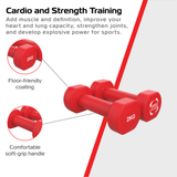 Halteres de neoprene 2 x 2 kg