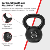 Kettlebell em ferro fundido 2 kg