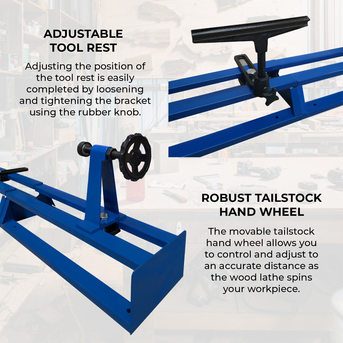Torno de madeira para entusiastas do faça vocé mesmo