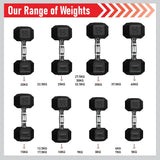 Halteres hexagonais de 5kg em preto, com cabo prateado, ideal para treinos de força e musculação, oferecendo ótima aderência