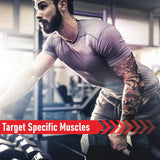 Halteres hexagonais de 9kg cada, com design robusto e acabamento em borracha, ideal para treinos de musculação e tonificação