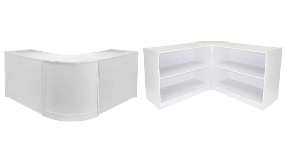 Conjunto de varanda de recepção branca para Zodiac Store