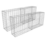 Cestos externos de aço inoxidá vel 100 x 95 x 30 cm Pacote de 4