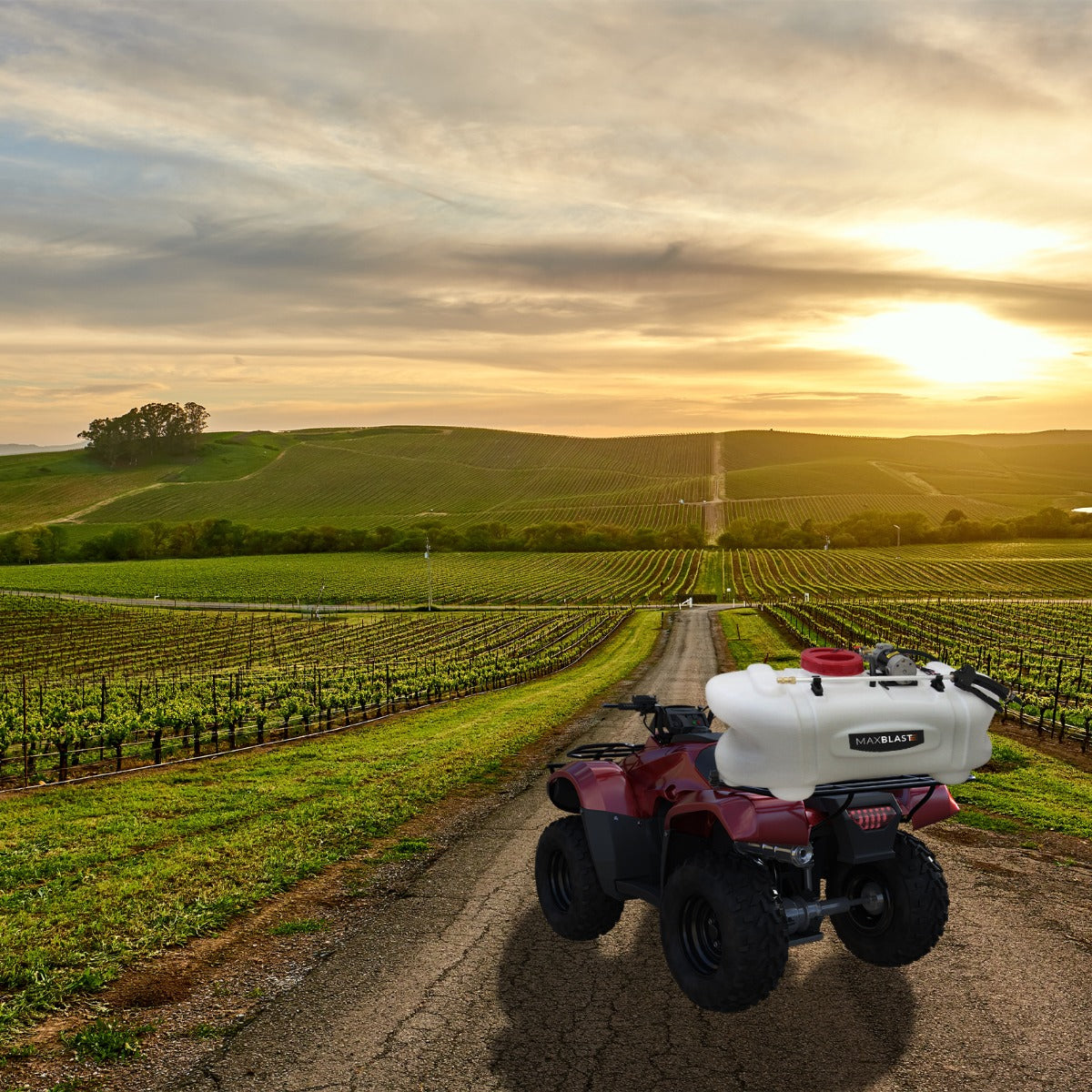 Tanque agrícola do cultivo da erva daninha da lança 12V 60L do pulverizador 2M do quadrilá tero de ATV