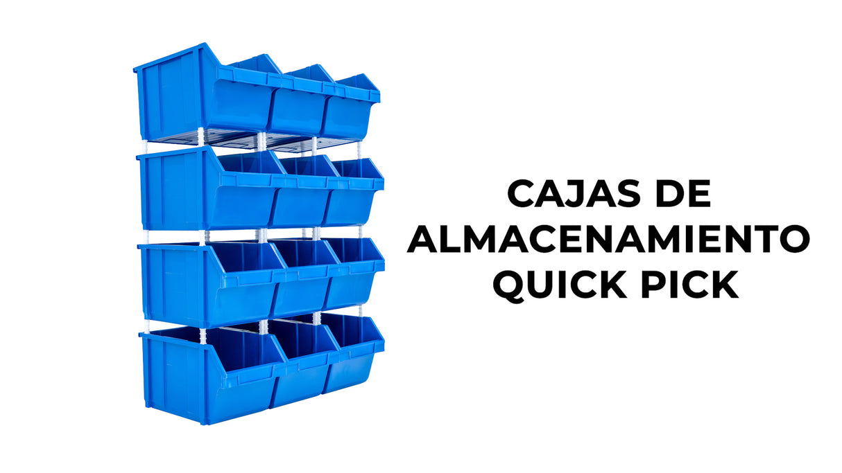 Organizadores empilhá veis ??de peças de hardware para armazéns e oficinas