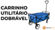 Carrinho Dobrável Todo-o-Terreno para Praia e Festivais Azul
