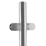 Poste Central de Balaustrada com Altura de 110cm em Aço Inox